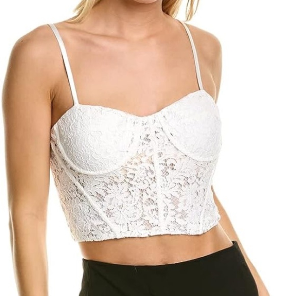 BCBGMAXAZRIA Women's Sleeveless Bustier Top